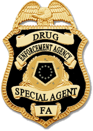 enforcement drug agency dea transparent agent badge